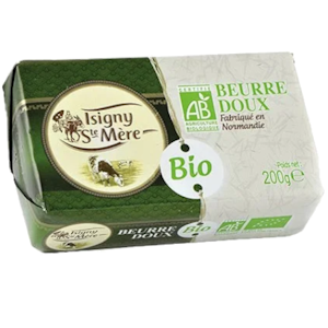 Image Beurre Isigny Bio 0,2kg