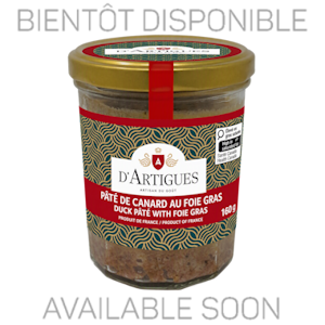 Image ( Pâté pur canard - foie gras 10% 160g )