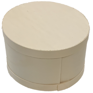 Image Boite bois ronde / Wooden round box