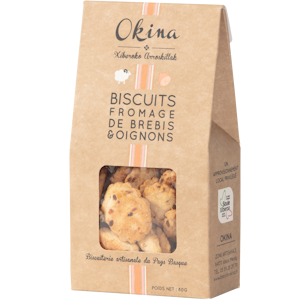 Image Biscuits au fromage de brebis et oignons 0,1kg