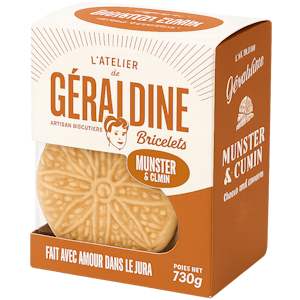 Image Bricelets au munster-cumin 130g