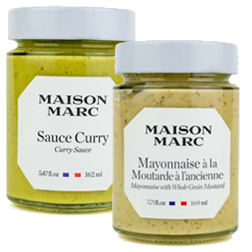 Image Mayo moutarde ancienne 169mlx12 - Sauce Curry 162mlx12